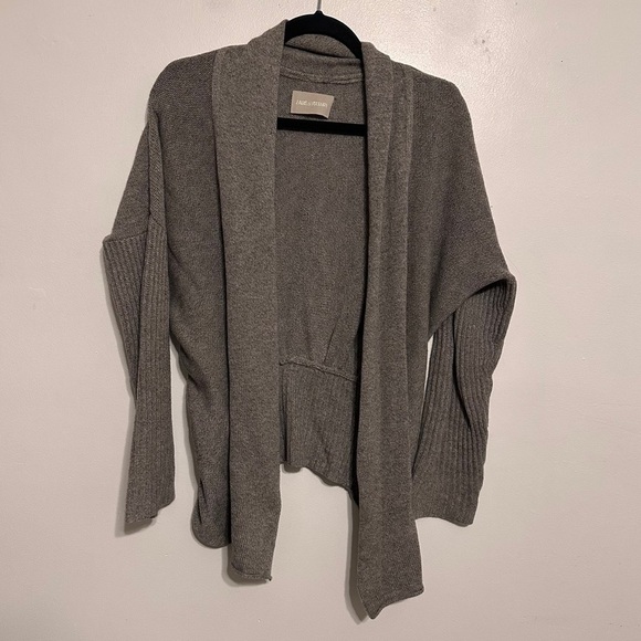 Zadig & Voltaire Duffy Cashmere Open Front Cardigan Sweater Taupe size Medium - Picture 1 of 5